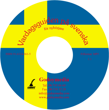 Vardagsguiden på svenska för nybörjare Mp3 CD-skiva